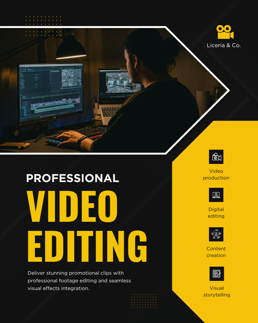 Video editing and reel preview